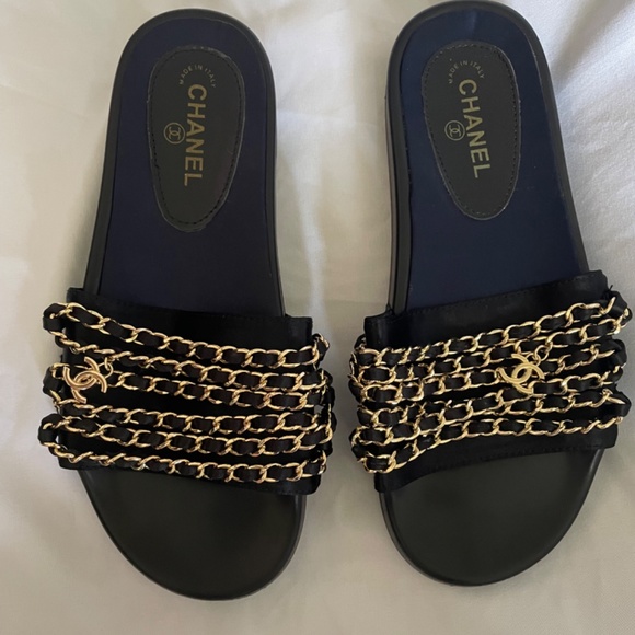 Chanel Chain slides 40 Marine - Picture 2 of 5